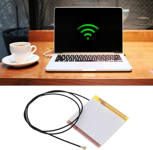 emagtech 2pcs ipex4 pc الهوائي الداخلي wifi متوافق مع intel ax210 ax200 ngff m.2 wifi 6 card card paptop in Saudi Arabia