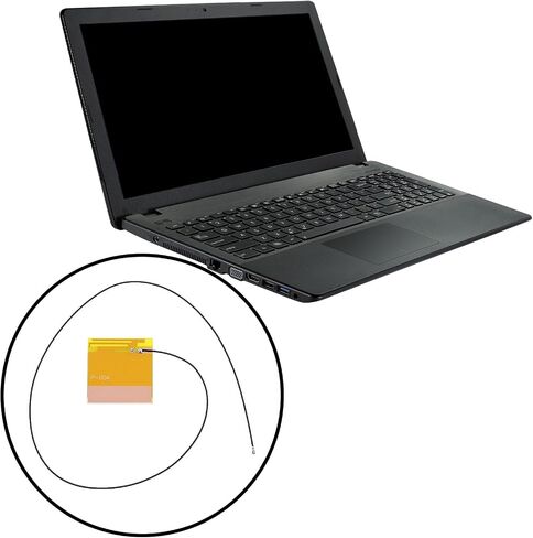emagtech 2pcs ipex4 pc الهوائي الداخلي wifi متوافق مع intel ax210 ax200 ngff m.2 wifi 6 card card paptop in Saudi Arabia