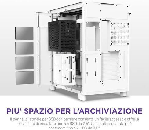 NZXT H9 ELITE CM-H91EW-01 Dual-Chamber ATX ATX ، تتضمن علبة ألعاب PC PC-AWOR in Saudi Arabia