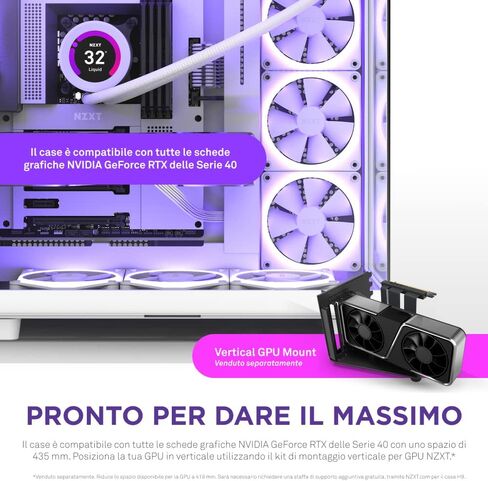 NZXT H9 ELITE CM-H91EW-01 Dual-Chamber ATX ATX ، تتضمن علبة ألعاب PC PC-AWOR in Saudi Arabia