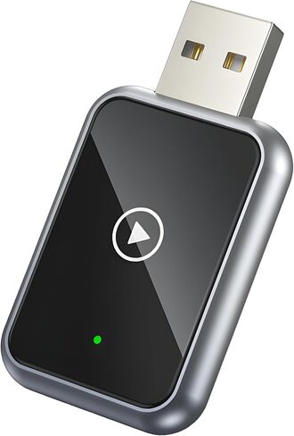 Wireless CarPlay Adapter for iPhone, CarPlay Dongle Converts Wired to Wireless Carplay, Plug & Play Mini Size CarPlay Adapter Compatible with iOS 10+, Fast Stable Connection, No Latency in Saudi Arabia