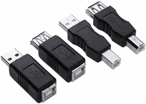 USB A إلى USB Adapter USB أنثى إلى محول الذكور الطابعة لاتصال الجهاز بسلاسة ونقل البيانات in Saudi Arabia