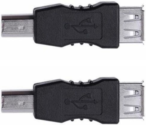 USB A إلى USB Adapter USB أنثى إلى محول الذكور الطابعة لاتصال الجهاز بسلاسة ونقل البيانات in Saudi Arabia