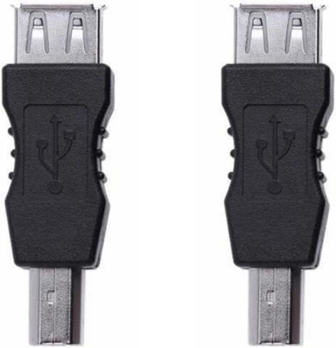 USB A إلى USB Adapter USB أنثى إلى محول الذكور الطابعة لاتصال الجهاز بسلاسة ونقل البيانات in Saudi Arabia