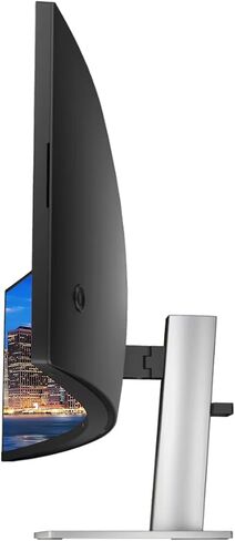 HP ELITERISPLAY E45C G5 45 بوصة 5120 × 1440 شاشة منحنية DQHD ، مع قفص الاتهام الكامل ، Ethernet ، DisplayPort ، مكبر الصوت وحامل المكتب in Saudi Arabia