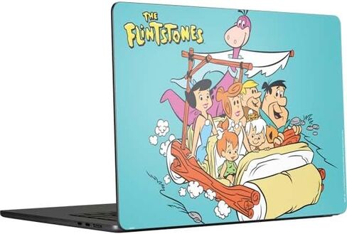 Decal Laptop Skin Compatible with MacBook Air 15 in (2023) - Warner Bros The Flintstones and Rubbles Design in Saudi Arabia