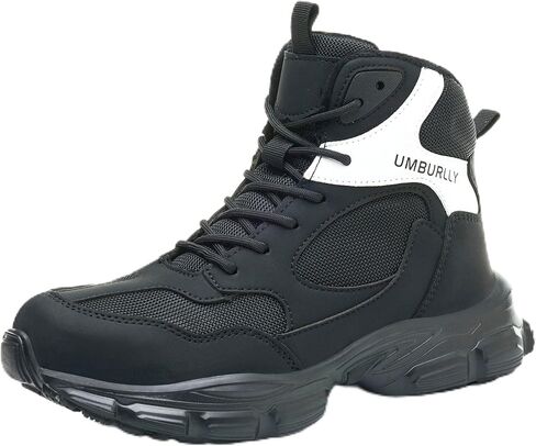 أحذية COOU الصلب لأصابع القدم أحذية أمان للنساء خفيفة الوزن ومريحة وغير قابلة للانزلاق ونعل سميك ومقاوم للثقب وأصابع القدم من الفولاذ أحذية رياضية للنساء مقاس 6.5-11 in Kuwait