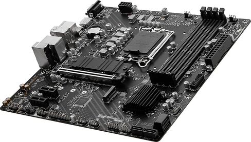 MSI Pro B760M-P DDR4 Proseries اللوحة الأم (تدعم معالجات Intel 12/13/14th Gen ، LGA 1700 ، DDR4 ، PCIE 4.0 ، M.2 ، USB 3.2 Gen2 ، HDMI/DP ، MATX) (متجدد) in Saudi Arabia