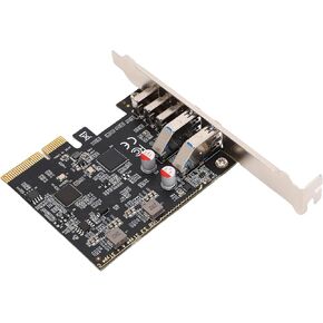 Bewinner 10Gbps PCIE to USB 3.0 Type C Expansion Card, 5 Ports for Desktop PC with ASM2142 Chip, Type C Expansion Card for Desktop PC in Kuwait
