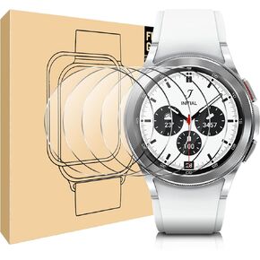 [3+2] حزمة مصممة لمشاهدة Samsung Galaxy Watch 7/6/5/4 40 مم واقي شاشة زجاجية مقسّلة ، حافة جولة 2.5D ، فقاعة مضادة للخلع خالية in Kuwait