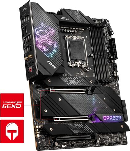 MSI MPG Z690 Carbon Intel Z690 LGA 1700 ATX DDR5-SDRAM اللوحة الأم (متجددة) in Saudi Arabia
