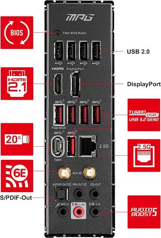 MSI MPG Z690 Carbon Intel Z690 LGA 1700 ATX DDR5-SDRAM اللوحة الأم (متجددة) in Saudi Arabia