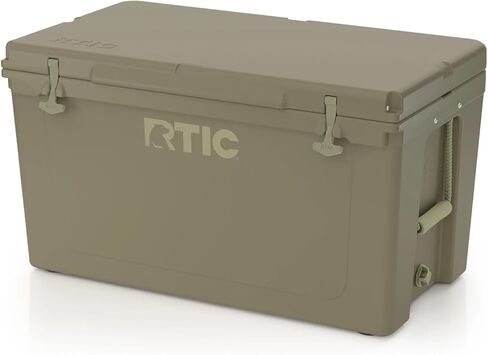 RTIC 110 QT فائقة التبريد المبرد الصب المعزول الصدر المحمولة الصدر للشاطئ ، المشروبات ، المشروبات ، التخييم ، النزهة ، الصيد ، القارب ، الشواء in Kuwait