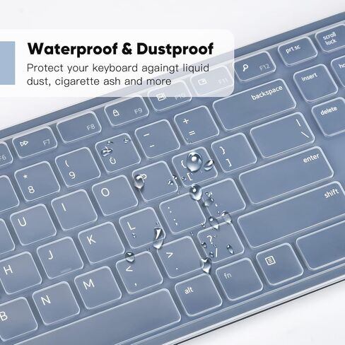 غطاء لوحة المفاتيح للوحة المفاتيح اللاسلكية Dell KM5221W KM7321W/KM520 KM720 in Kuwait