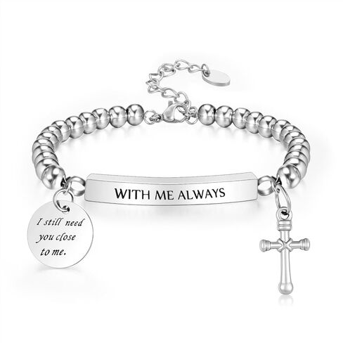 abooxiu Urn Bracelet for Ashes Cremation Bracelet for Ashes Stainless Steel Ash Bracelet for Men Women Memorial Ashes Holder Cremation Bangles for Human Ashes in Kuwait