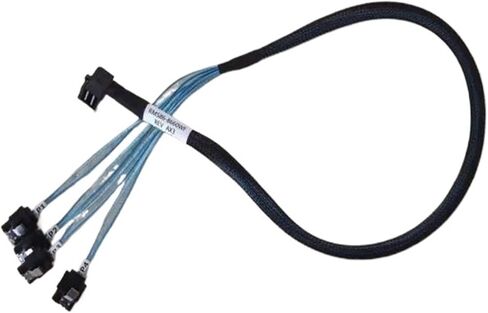 HD S-AS SFF-8643 إلى 4X SATA Cable 8643 إلى Packplane و SATA منفذ متصل باللوحة الأم in Saudi Arabia