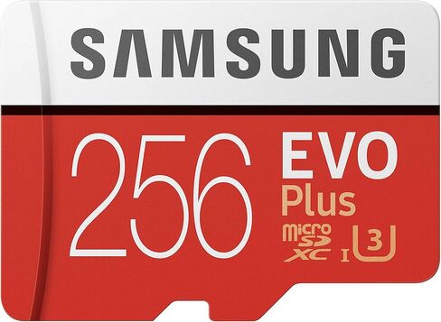 بطاقة Samsung Evo Plus MicroSD (2020) مع محول SD (256 جيجابايت) in Saudi Arabia