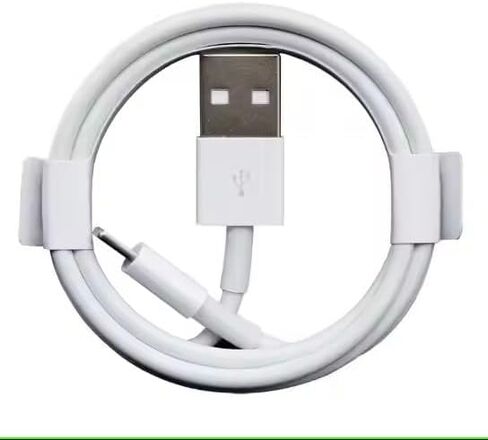 Premium 27W USB A إلى Cable Cable 3.3 قدم بسرعة شحن مصنوعة للهواتف ، 2.4A مصنوعة من نوع iPhone Charger Cord من النوع A إلى Lightning لـ iPhone 14 13 12 11 Pro Max ، White in Saudi Arabia