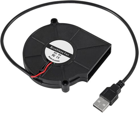 دييتاو 4 قطع 5015 مروحة تبريد USB طابعة ثلاثية الابعاد تيار مستمر 5 فولت مروحة منفاخ توربين تيربو هيدروليكي بدون فرش تبريد 50 × 50 × 15 ملم (تيار مستمر 5 فولت - USB) in Kuwait
