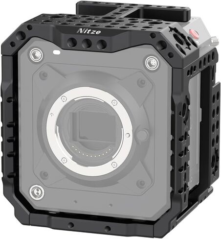 Nitze Cage for Z Cam E2 Mark II Series ، E2-S6 Mark II / E2-F6 Mark II / E2-M4 Mark II ، مع أحذية باردة مدمجة وقضبان الناتو-T-Z03A in Saudi Arabia
