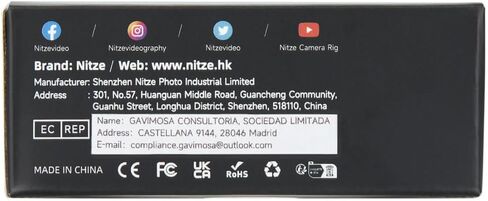 Nitze Cage for Z Cam E2 Mark II Series ، E2-S6 Mark II / E2-F6 Mark II / E2-M4 Mark II ، مع أحذية باردة مدمجة وقضبان الناتو-T-Z03A in Saudi Arabia