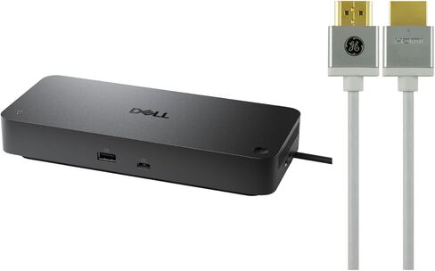 Dell Pro Smart Dock SD25 130W Power Delivery and Remote Management (Black) Bundle with HDMI Cable (2 Items) in Saudi Arabia