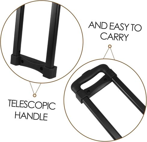 TOYANDONA Replacement Speaker Port for Home Audio Telescopic Metal Handle Foldable Design Speaker Pull Handle for Stage Car Easy Transport in Saudi Arabia