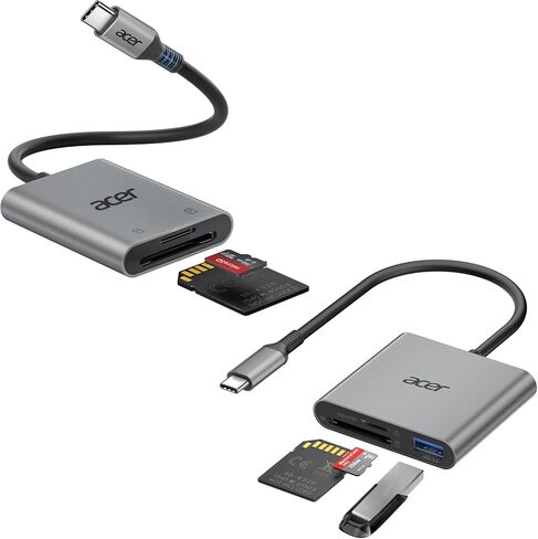 3 في 1 حزمة قارئ بطاقة USB C SD مع 2 في 1 قارئ بطاقة SD in Saudi Arabia