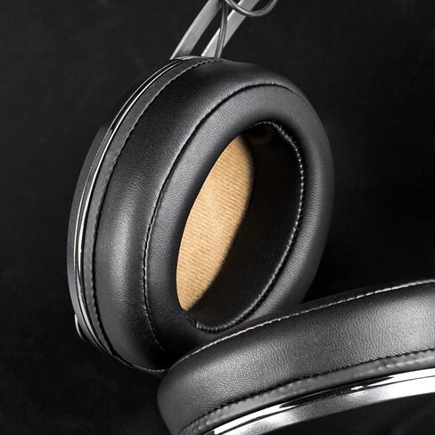 SOULWIT Replacement Ear Pads for Sennheiser Momentum 2.0 (Momentum 2, M2)/HD1 Wireless Over/Around Ear Headphones, Ear Pads Cushions with Soft Protein Leather, Noise Isolation Memory Foam - Black in Saudi Arabia