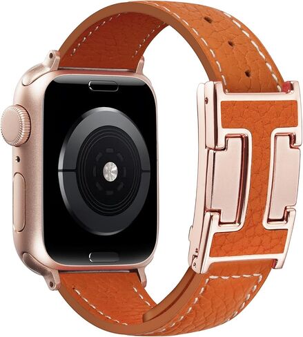 شريط مغناطيسي جلدي متوافق مع نطاقات Apple Watch 38mm 40mm 41mm 42mm 44mm 45mm 46mm 49mm 49 مم للنساء men ， حزام استبدال مصمم الجلود الأعلى من أجل IWatch Ultra SE in Kuwait
