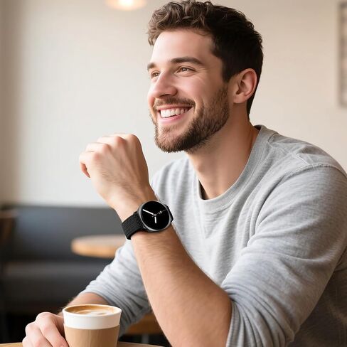 SNBLK Magnetic Braided Band Compatible with Samsung Galaxy Watch 8 Band 40mm 44mm/Watch 8 Classic 46mm (2025) Men Women, No Gap One Click Nylon Elastic Sport Strap for Samsung Galaxy Watch 8 Classic in Saudi Arabia