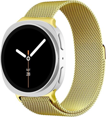 Milanese Loop Metal Band for Samsung Galaxy Watch 8 Band 40mm 44mm/8 Classic 46mm Women Men ، حزام من الفولاذ المقاوم للصدأ المغناطيسي لشركة Samsung Galaxy Watch 8 نطاقات 44 مم 40 مم/8 كلاسيكي 46 مم كوريا in Kuwait