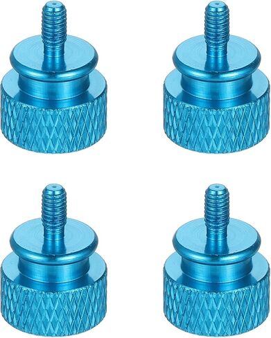 meccanixity 6pcs m3x6 مسامير الإبهام الألومنيوم ، 12x16mm (ODXH) مسامير الإبهام للكمبيوتر لجهاز الكمبيوتر الجانبي المسمار التثبيت الأم ، الأرجواني in Saudi Arabia