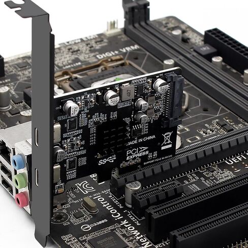PH65CC PCIE3.0 إلى USB3.1 + بطاقة توسيع USB-C 10 جيجابت في الثانية مع دعم الكامل والنصف PCI-E X4 X16 in Saudi Arabia