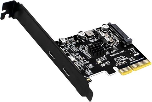 PH65CC PCIE3.0 إلى USB3.1 + بطاقة توسيع USB-C 10 جيجابت في الثانية مع دعم الكامل والنصف PCI-E X4 X16 in Saudi Arabia