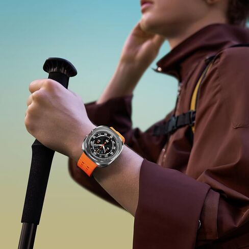 Amizee Numeric Metal Case for Samsung Galaxy Watch Ultra/Ultra 2 Screen Protector 47mm ، غطاء خلفي وعرة غلاف واقٍ من الإطار الرفيع جدًا لـ Galaxy Watch 7/8 Ultra ، أسود رقمي in Kuwait