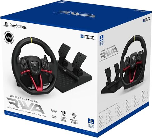 HORI Wireless Racing Wheel Apex for Playstation 5, PlayStation 4 and Windows 11/10 (Renewed) in Saudi Arabia
