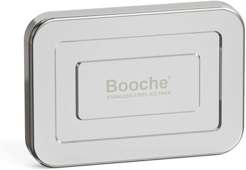Stainless Steel Ice & Food Storage Container, Rapid-Freeze Long-Lasting Food-Safe Freezer Box, Reusable Cold Pack for Lunch Boxes, Picnics, Camping, Fishing in Saudi Arabia
