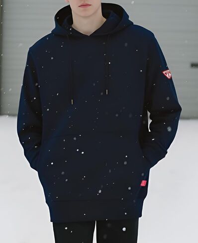 TICOMELA FR Sweatshirt FR Hoodie shirts 7.5oz Lightweight Cotton Flame Resistant Hooded shirts in Kuwait