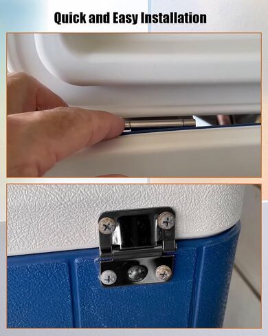 مفصلات ميكانيكية كبيرة الحجم 2 عبوة تتناسب مع مبردات Igloo 150-165 QT بما في ذلك مفصلات 2 و 12 مسامير من الفولاذ المقاوم للصدأ in Saudi Arabia