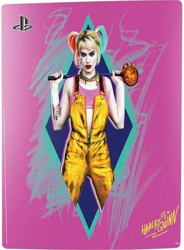 Skinit Skinit Gaming Gaming Skin متوافق مع حزمة PS5 - تصميم DC Comics المرخص رسميًا Harley Quinn Design in Saudi Arabia