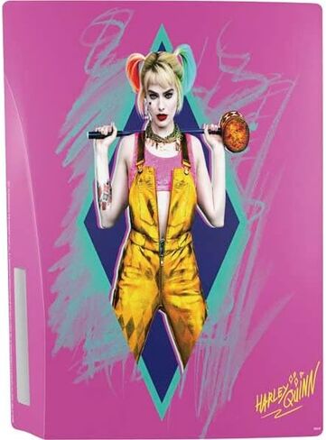 Skinit Skinit Gaming Gaming Skin متوافق مع حزمة PS5 - تصميم DC Comics المرخص رسميًا Harley Quinn Design in Saudi Arabia