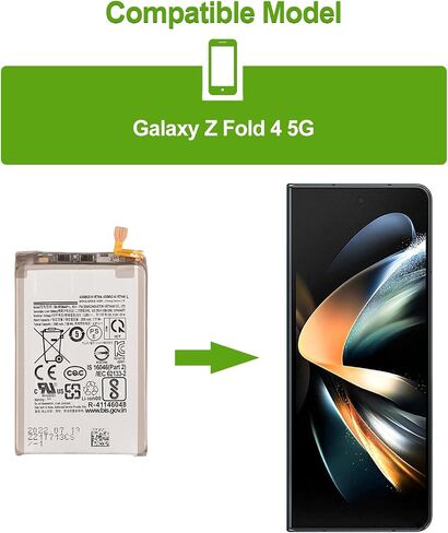 استبدال البطارية EB-BF936ABY متوافقة مع SAM GALAXY Z FOLY 4G SM-F936B GH82-29451A BL-54SH مع الأدوات in Saudi Arabia