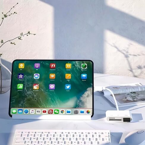 قارئ البطاقات متوافق مع iPhone 15 16 و iPad و Mac وأكثر من أجهزة USB-C/Type C ، USB C إلى قارئ بطاقة SD in Saudi Arabia