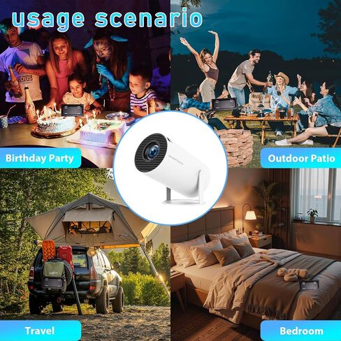 Arcade Vision Projector with Games Built in 36,000+ Retro Games, Gaming Video 2-IN-1 Projector 4K with 2 Wireless Controllers Gifts for Men/Teens/Kids in Saudi Arabia