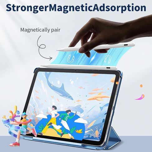 Stylus Pen for iPad,(2018-2025) Fast Charge with Tilt Sensitivity & Palm Rejection iPad Pro 11"/12.9", iPad mini 5/6, iPad Air 3/4/5, 6/7/8/9/10 (White) in Saudi Arabia