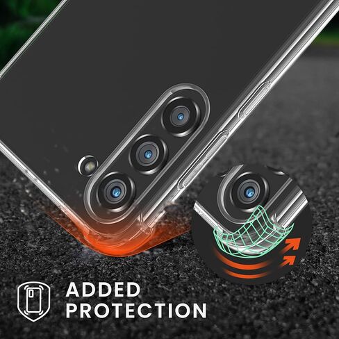 علبة Kwmobile Crossbody متوافقة مع Samsung Galaxy A36 5G Case - Clear TPU Phone Cover W/Lanyard Cord Strap - شفاف in Saudi Arabia