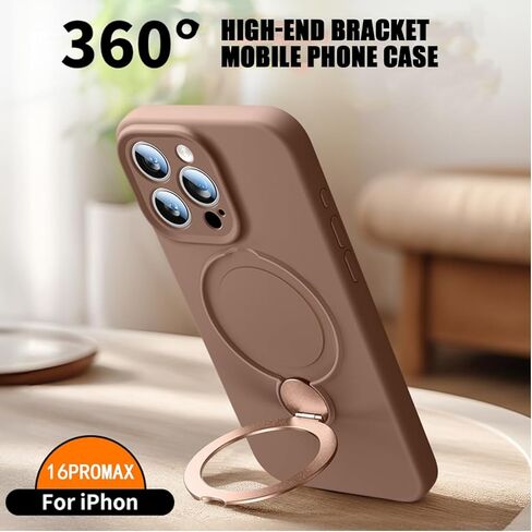 مخفية للمنفعة لـ iPhone 16 Pro Max Case يرتدون لعبة Phone Lanyard Crossbody ، حالة هاتف مضادة للقوائم 6.9 بوصة للرجال Women Pink (Noble Brown) in Kuwait