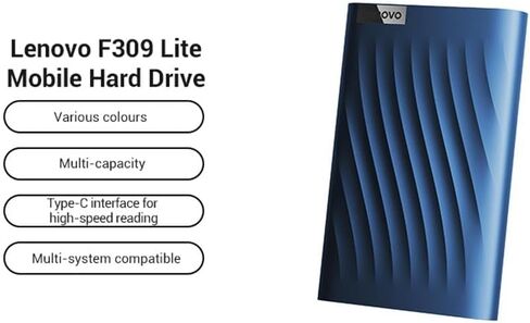 F309 Lite Mobile Hard Drive Portable External Solid State Drive 1TB/2TB Backup Hard Storage Drive with Stable Transmission in Saudi Arabia