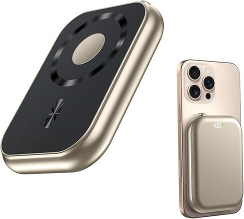 10,000mAh Magnetic Power Bank,Wireless Portable Charger with USB-C Cable,USB C in&Out Fast Charging Battery Pack,Travel Essentials Powerbank for iPhone 16/15/14/13/12 Series,Apple Watch Series,Airpods in Saudi Arabia
